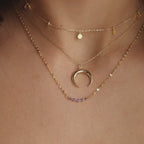 Lace Birthstone Necklace