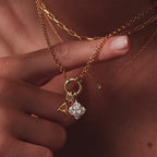 Diamond Clover Charm