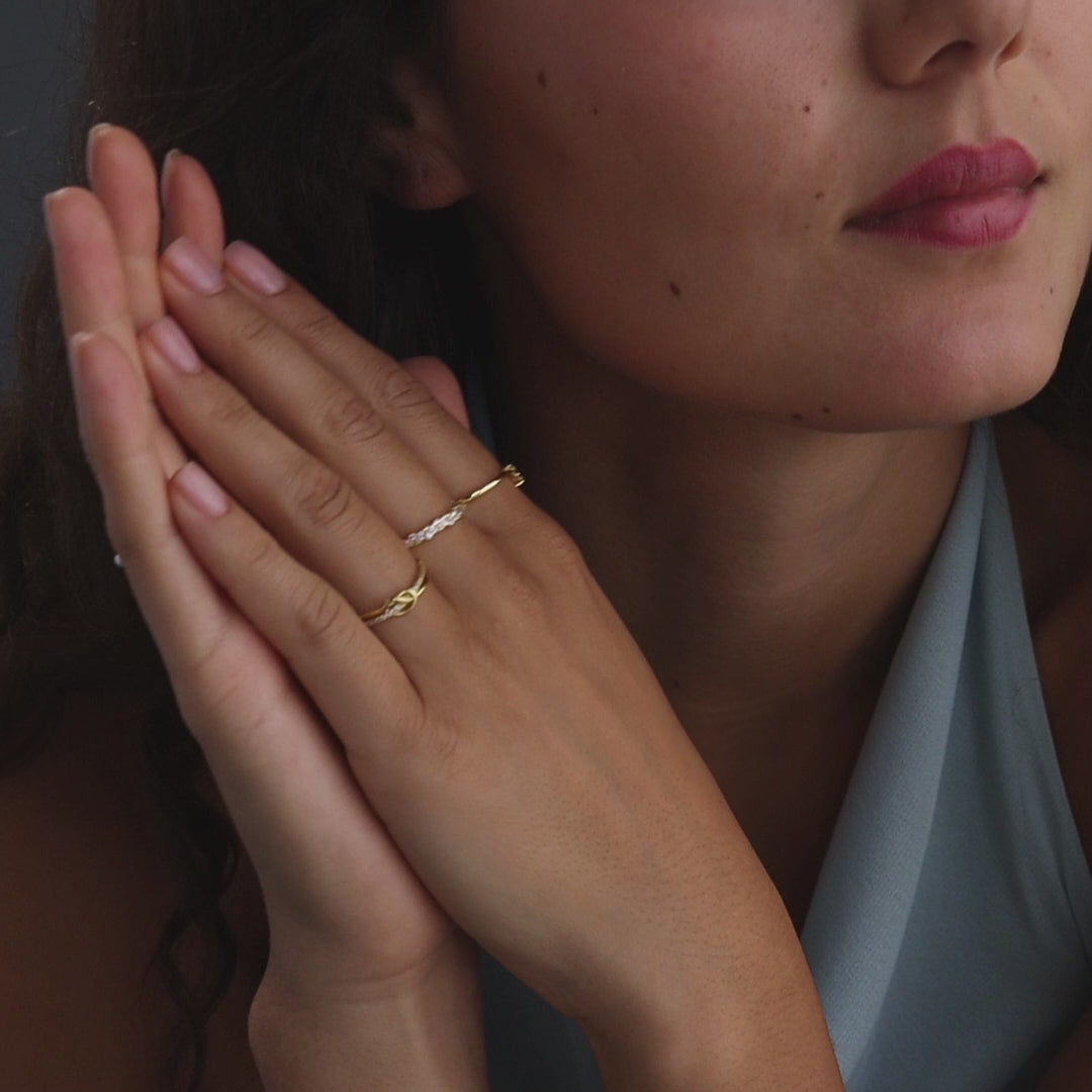 Diamond Cluster Eternity Ring