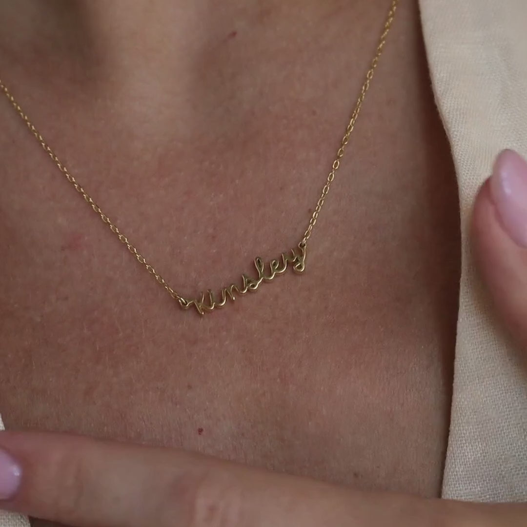 Tiny Dream Name Necklace
