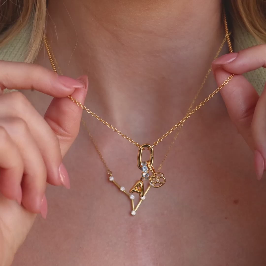 Multipurpose Charm Hoop Clasp Set