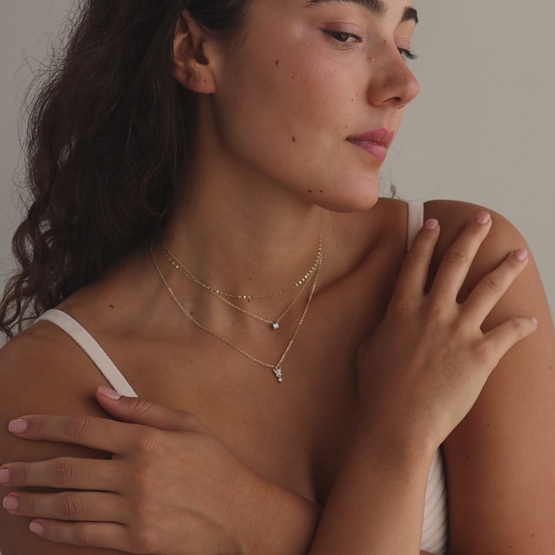 Butterfly Drop Necklace