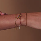 Oasis Rainbow Bead Charm Bracelet