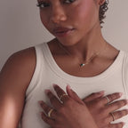 Collier Pierre de Naissance Émeraude Toi et Moi