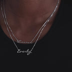 Collier prénom Callie en chaîne vénitienne