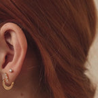 Pendientes de barra de diamantes de ópalo