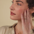 Duo Form Ring Set in 18K Gold