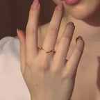 Curve Stacking Set in Silver