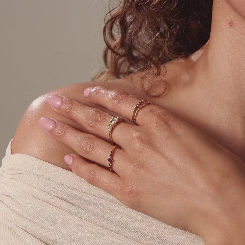 Art Deco Prism Ring