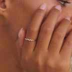 Tiny Cluster Birthstone Ring