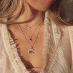 Collier pendentif Abalone Sunrise