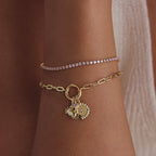 Crab Charm in 18K Gold
