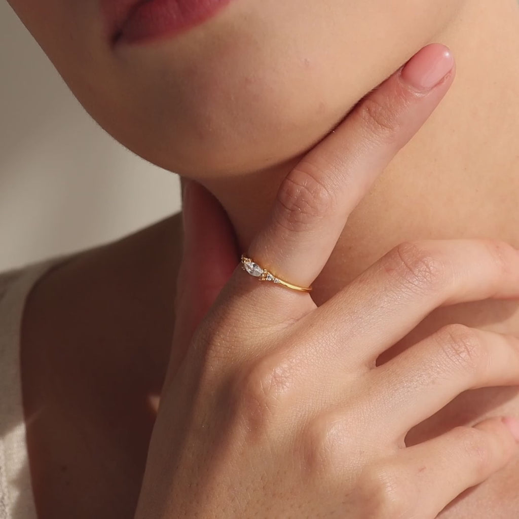 Marquise Diamond Ring