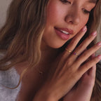 Toi et Moi Teardrop Heart Ring in 18K Gold