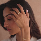 Dainty Duo Pave Huggies in Sterling Silver