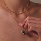 Seafoam Drop Charm