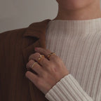 Toi et Moi Infinity Birthstone Ring