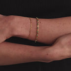 Emerald Chain Tennis Bracelet