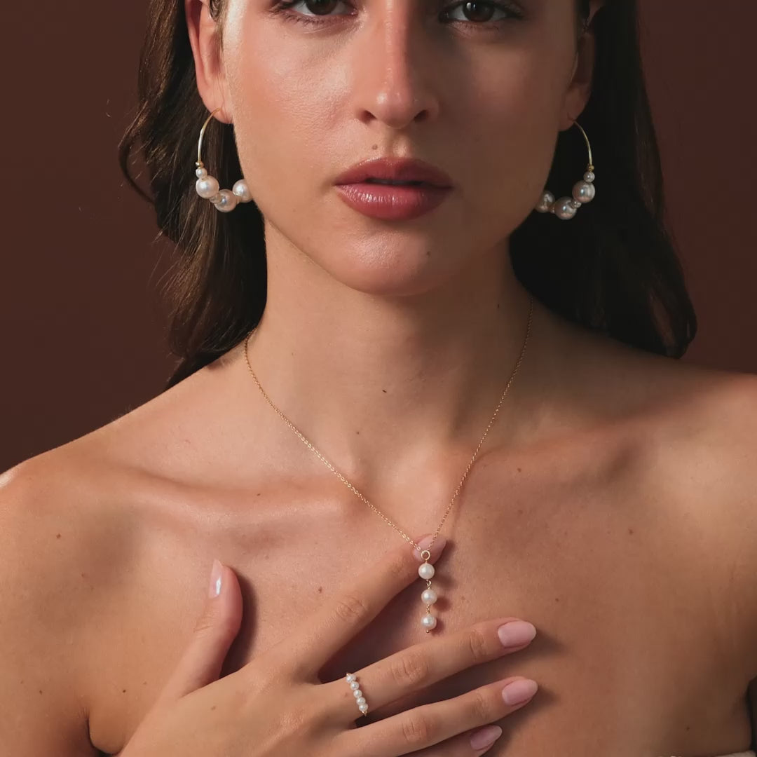 Pearl Cascade Necklace