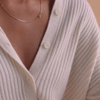 Duo Initial Necklace in Box Chain