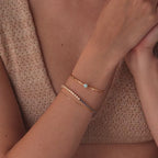 Opal & Diamond Cuff Bracelet