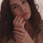 Moonstone Cluster Ring