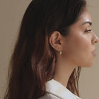 Boucles d'oreilles pendantes en pierre de lune