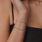 Emerald Diamond Tennis Bracelet