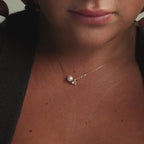 Pearl & Birthstone Necklace