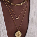 Zodiac Coin Necklace