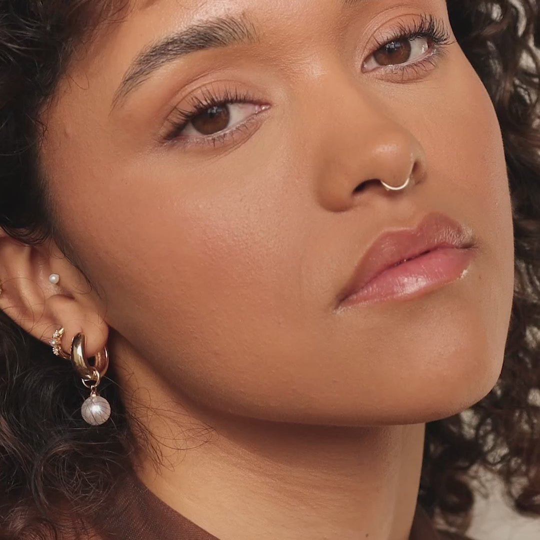 Bold Pearl Drop Earrings