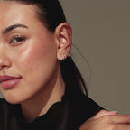 Dainty Pave Earrings Set