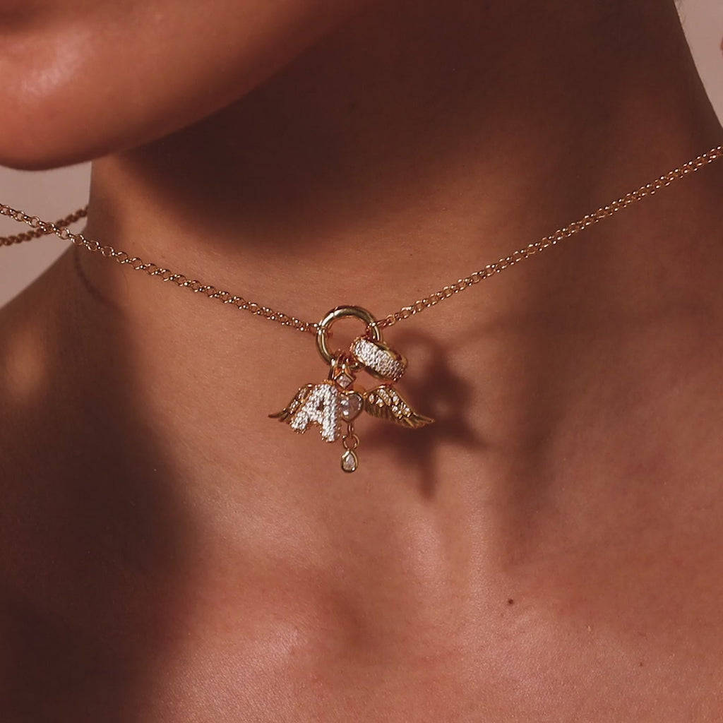 Bold Pave Dome Spacer Charm