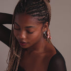 Pave Duo Chain Earrings