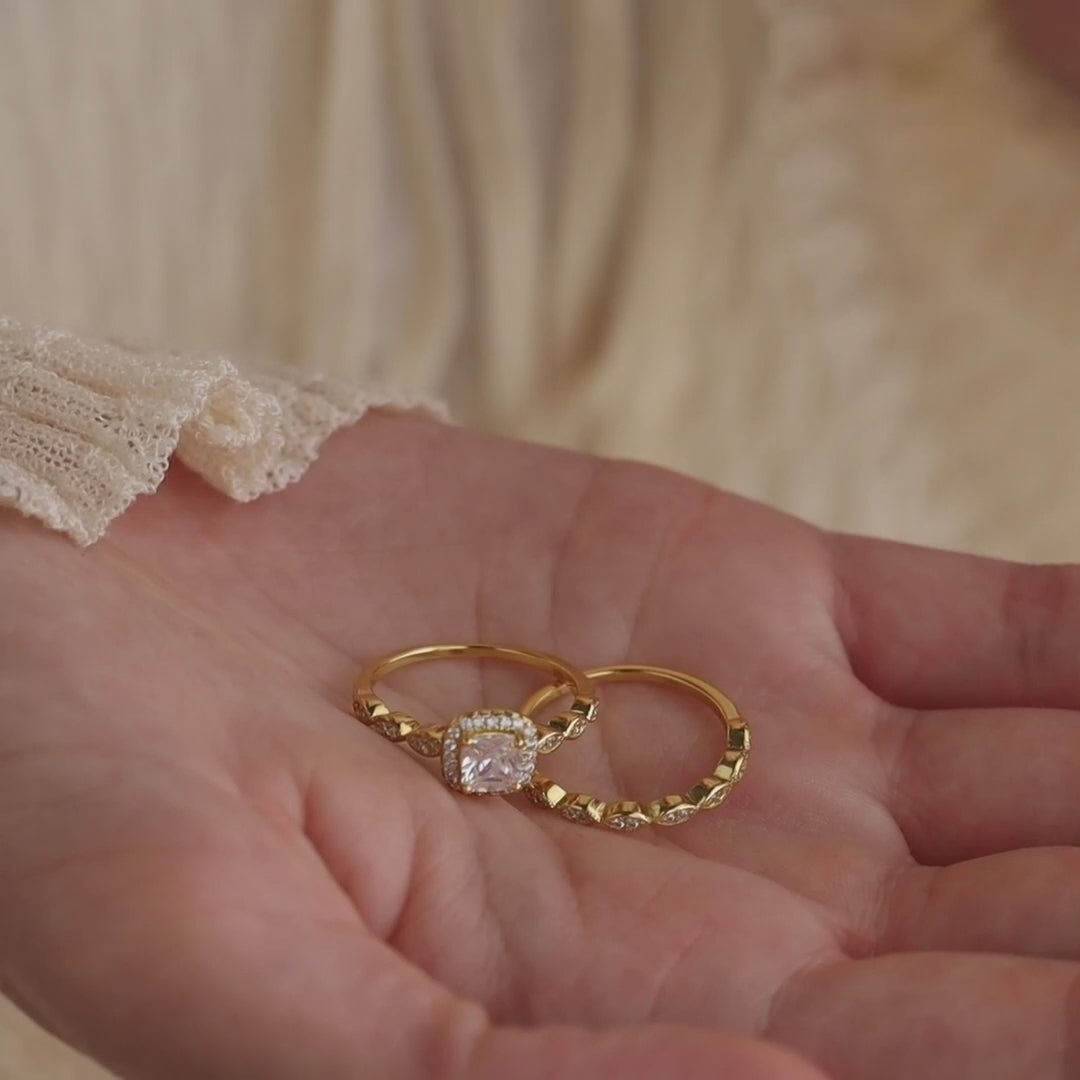 Vintage Diamond Rings Set