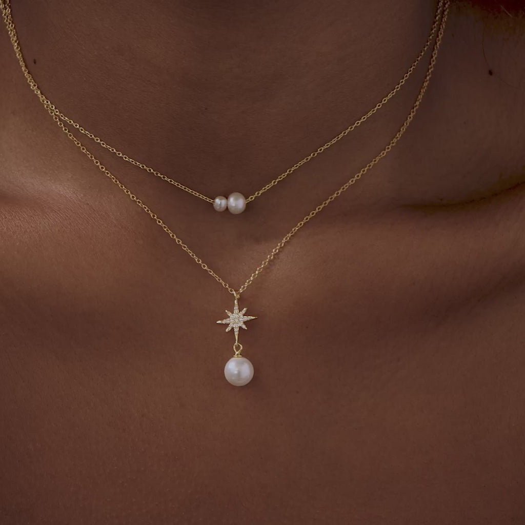 North Star Pearl Necklace