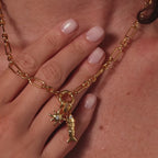 Mystic Diamond Sun Charm in Silver
