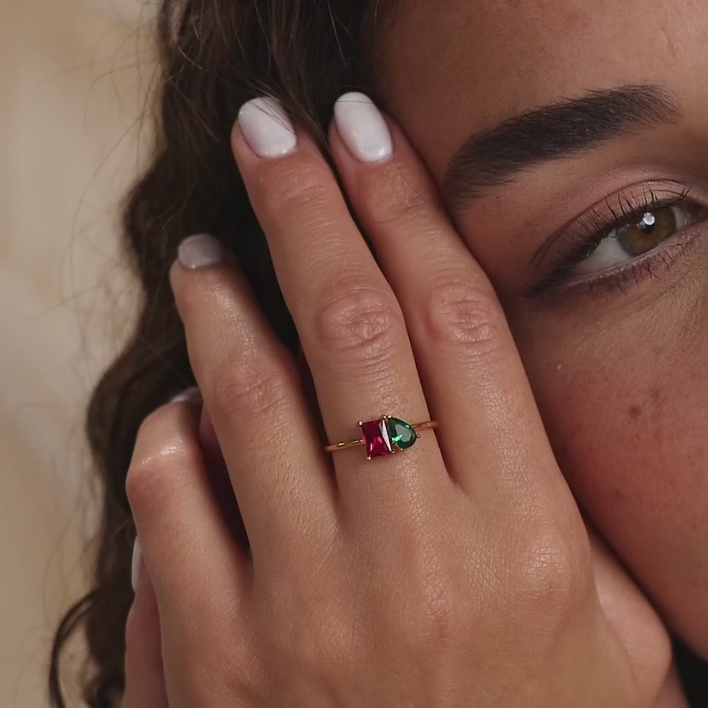 Bague Pierre de Naissance Toi et Moi 