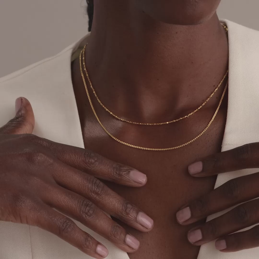 Dot Station Necklace