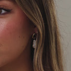 Pearl Diamond Cluster Studs