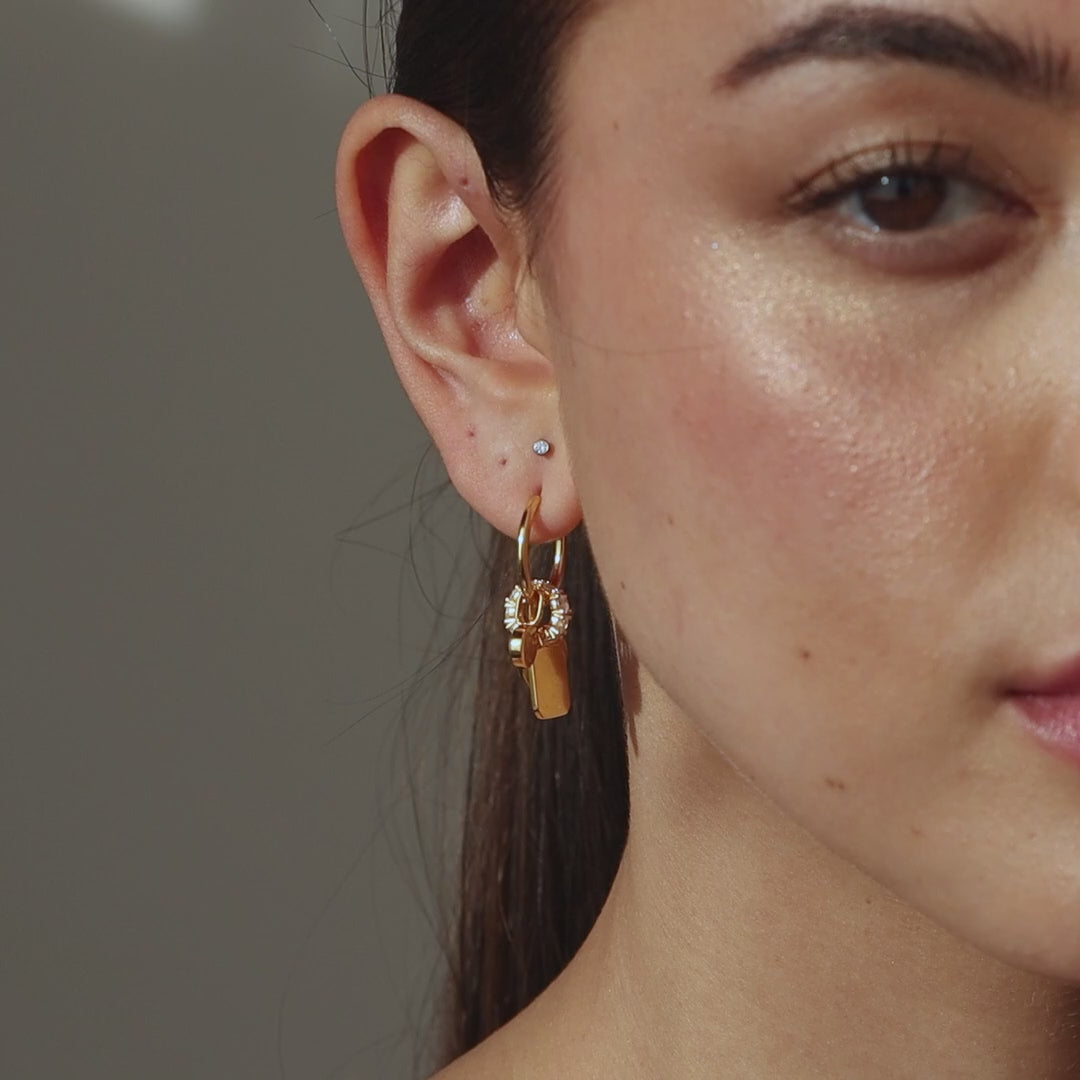 Infinity Garnet Charm