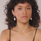 Conjunto Pendientes Perlas Barrocas