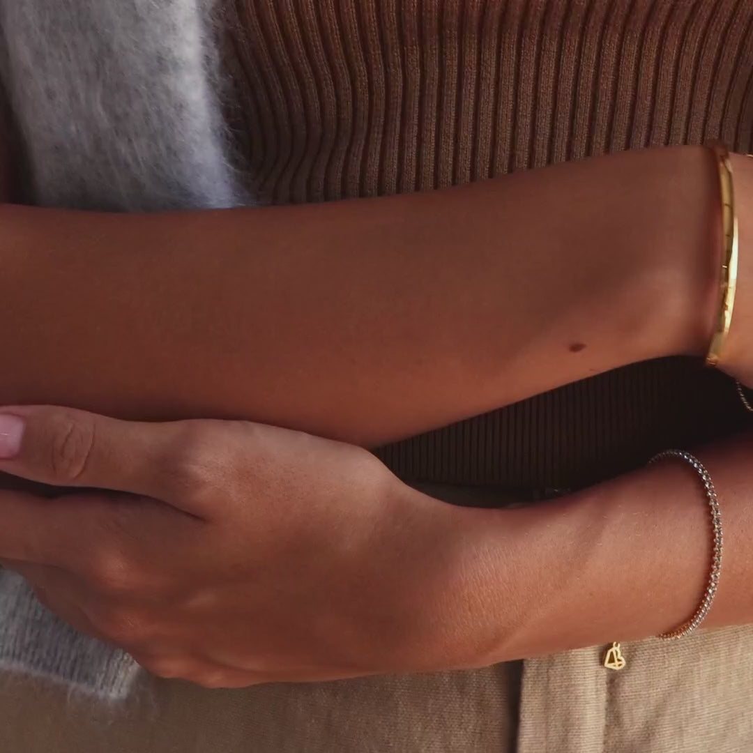 Toi et Moi Teardrop Heart Bracelet