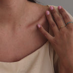 Dainty Birthstone Drop Ring