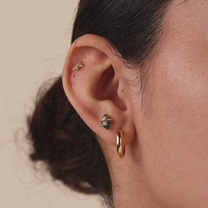 Herkimer Agate Studs