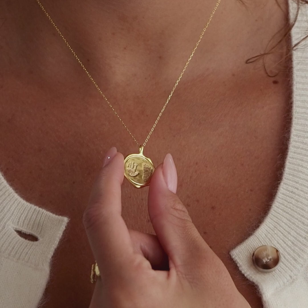 Baby Hand & Footprint Necklace
