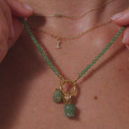 Jade Bellflower Charm