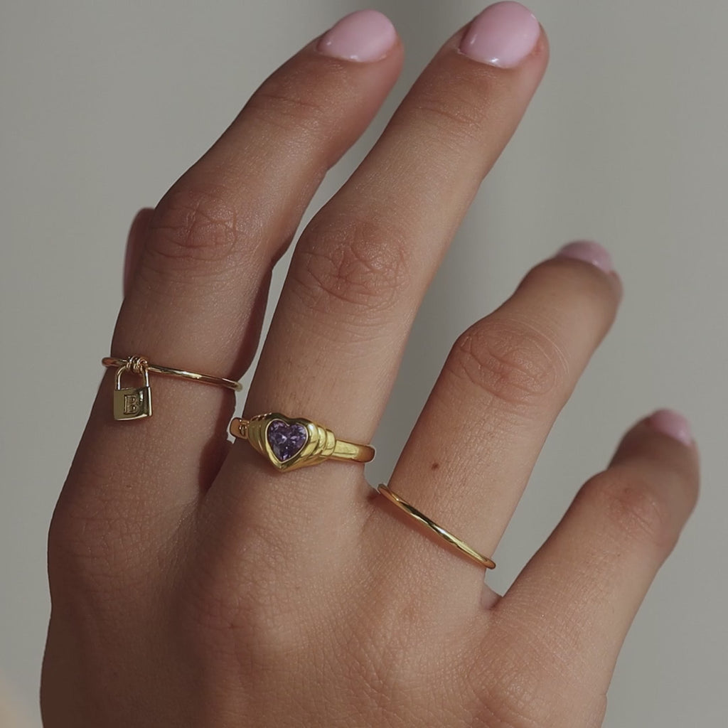 Initial Padlock Drop Ring