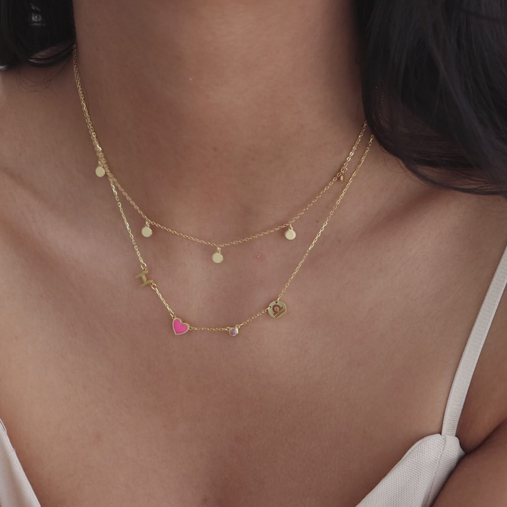 Dainty Space Charm Necklace