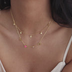 Dainty Space Charm Necklace